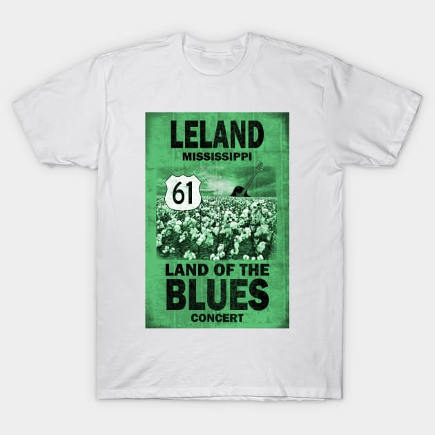 Leland Mississippi Blues T-Shirt by oldrockerdudes